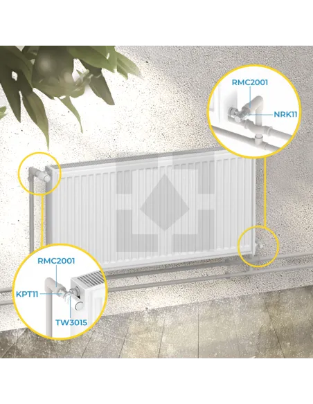 Термоголовка Raftec White TW3015 30 х 1,5 для радіатора
