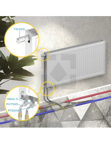 Термоголовка Raftec White TW3015 30 х 1,5 для радіатора