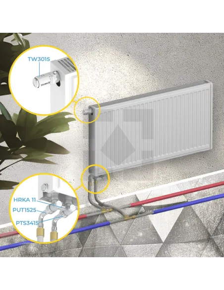 Термоголовка Raftec White TW3015 30 х 1,5 для радіатора