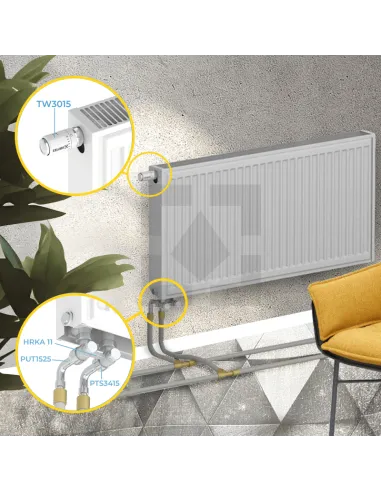 Термоголовка Raftec White TW3015 30 х 1,5 для радіатора