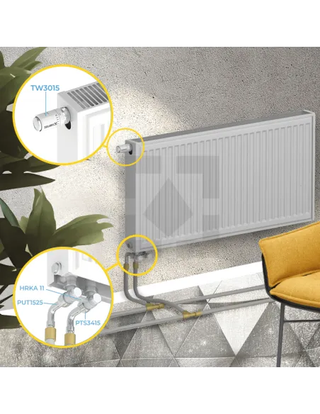 Термоголовка Raftec White TW3015 30 х 1,5 для радіатора