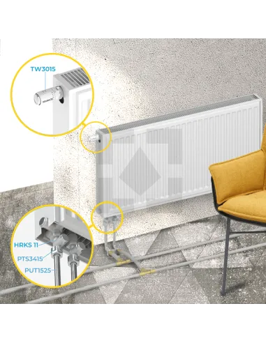 Термоголовка Raftec White TW3015 30 х 1,5 для радіатора