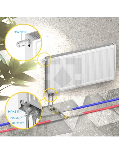 Термоголовка Raftec White TW3015 30 х 1,5 для радіатора