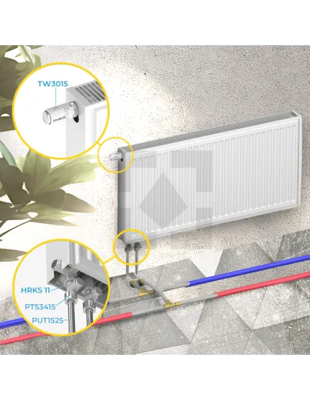 Термоголовка Raftec White TW3015 30 х 1,5 для радіатора