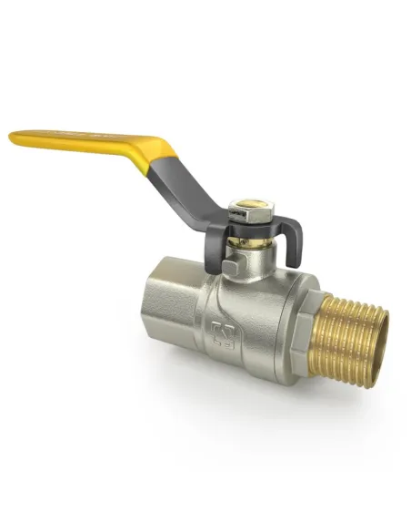 Кран шаровой для газа Raftec Yellow PN40 НВ GRH21 3/4 дюйма Кран шаровой для газа Raftec Yellow PN40 НВ GRH21 3/4 дюйма