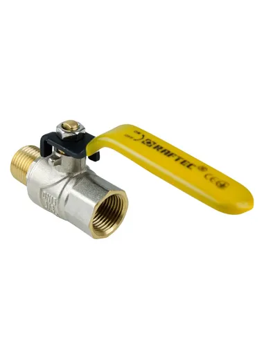 Кран шаровой для газа Raftec Yellow PN40 НВ GRH11 1/2 дюйма
