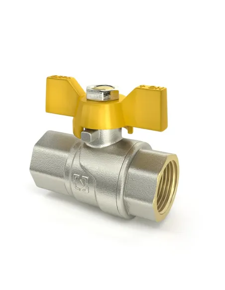 Кран шаровой для газа Raftec Yellow DN20 ВВ GRB2 3/4 дюйма Кран шаровой для газа Raftec Yellow DN20 ВВ GRB2 3/4 дюйма