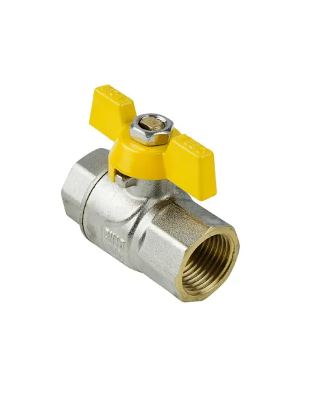 Кран шаровой для газа Raftec Yellow DN20 ВВ GRB2 3/4 дюйма Кран шаровой для газа Raftec Yellow DN20 ВВ GRB2 3/4 дюйма