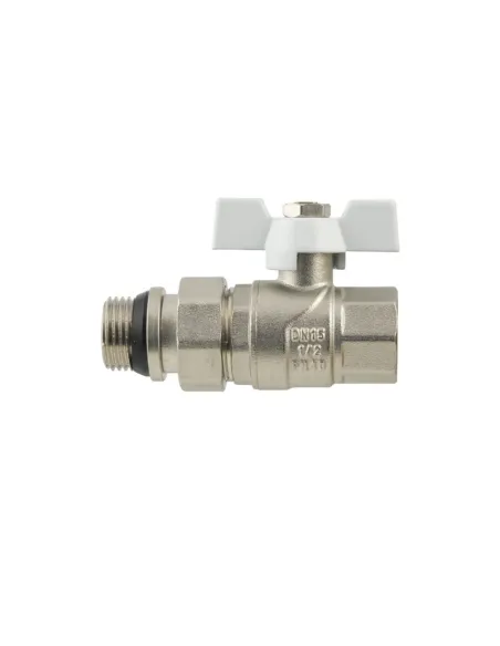 Кран шаровой Raftec White DN25 WRB-3 1 дюйм, антипротечка, прямой с американкой Кран шаровой Raftec White DN25 WRB-3 1 дюйм, антипротечка, прямой с американкой