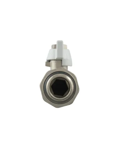 Кран шаровой Raftec White DN25 WRB-3 1 дюйм, антипротечка, прямой с американкой