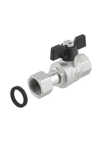 Кран шаровой Raftec Black DN20 PRB-2 3/4 дюйма, антипротечка, прямой с американкой