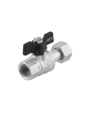 Кран шаровой Raftec Black DN20 PRB-2 3/4 дюйма, антипротечка, прямой с американкой