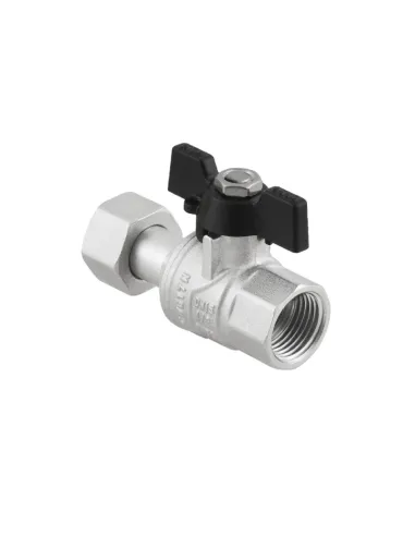 Кран кульовий Raftec Black DN20 PRB-2 3/4 дюйма, антипротечка, прямий з американкою