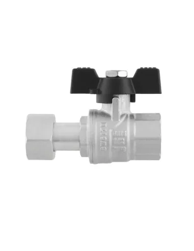 Кран кульовий Raftec Black DN20 PRB-2 3/4 дюйма, антипротечка, прямий з американкою