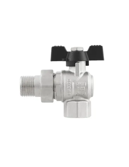 Кран кульовий Raftec Black DN25 ВН DRBS3-U 1 дюйм кутовий. Кран кульовий Raftec Black DN25 ВН DRBS3-U 1 дюйм кутовий.