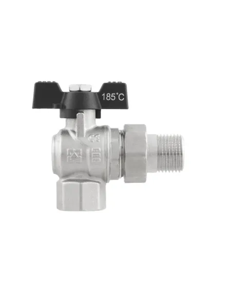 Кран кульовий Raftec Black DN25 ВН DRBS3-U 1 дюйм кутовий. Кран кульовий Raftec Black DN25 ВН DRBS3-U 1 дюйм кутовий.