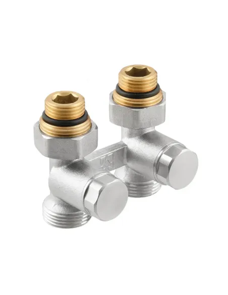 Кран для радіатора прямий Raftec HRKS11 нижній, 1/2х3/4 дюйми