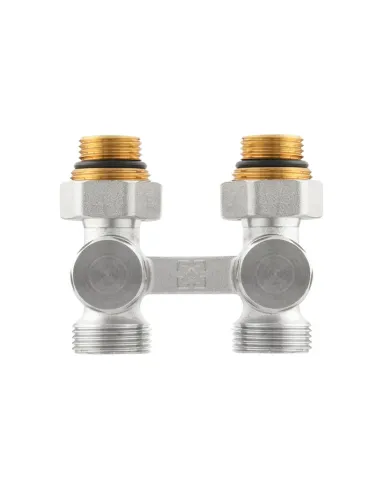 Кран для радиатора прямой Raftec HRKS11 нижний, 1/2х3/4 дюйма