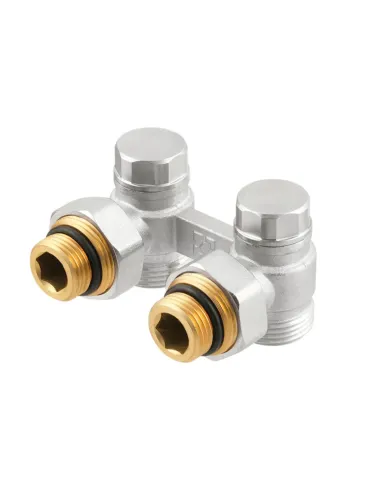 Кран для радиатора угловой Raftec HRKA11 нижний, 1/2х3/4 дюйма