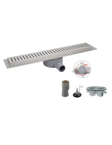 Душевой трап Koer FD03-70x800 SUS304, 70x800 мм, нержавеющая сталь