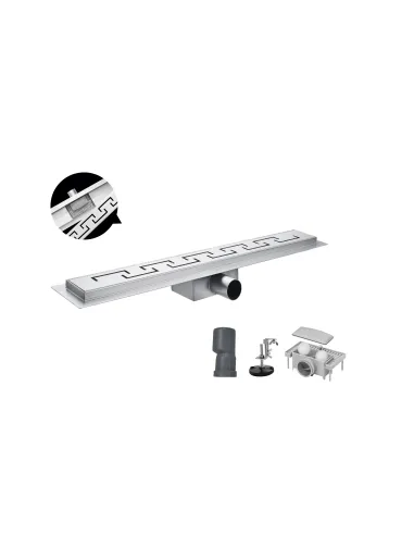 Душовий трап Koer FD04-70x600 SUS304, 70x600 мм, нержавіюча сталь