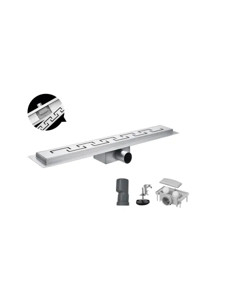 Душовий трап Koer FD04-70x600 SUS304, 70x600 мм, нержавіюча сталь