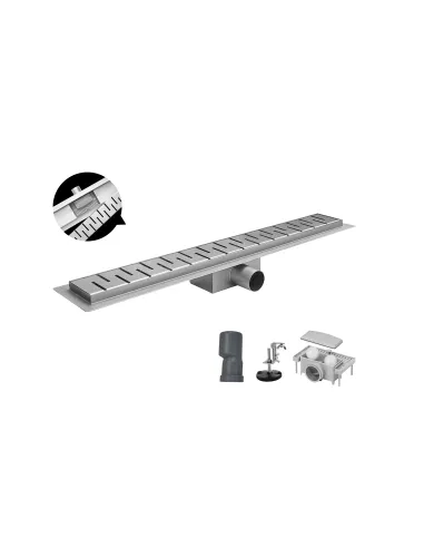 Душевой трап Koer FD05-70x600 SUS304, 70x600 мм, нержавеющая сталь