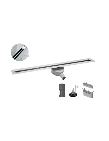 Душовий трап Koer FD07-20x600-Slender SUS304, 20x600 мм, нержавіюча сталь