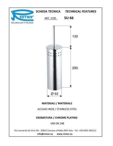 Йоршик для унітазу Remer Suite SU66 - 1