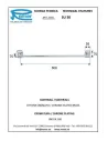 Полотенцедержатель Remer Suite SU30 60 см, хром - 1