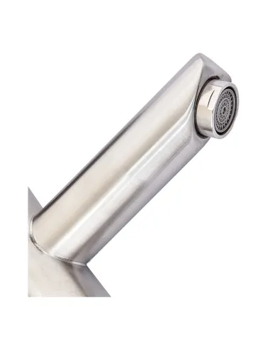 Смеситель для умывальника Mixxus DAX-001-A-High MI6071 нержавеющая сталь