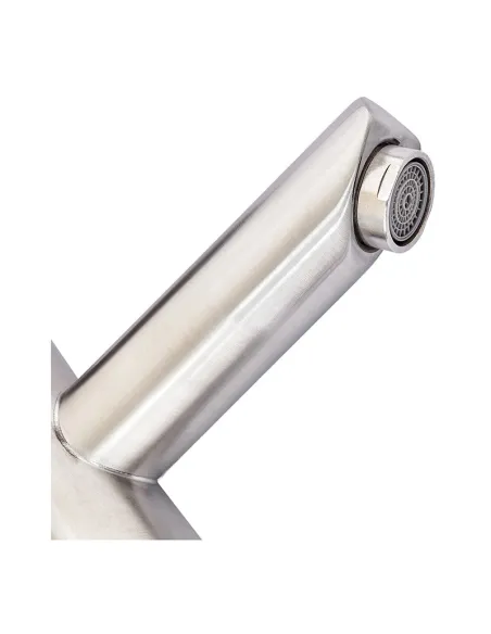 Смеситель для умывальника Mixxus DAX-001-A-High MI6071 нержавеющая сталь