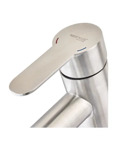 Змішувач для умивальника Mixxus DAX-001-A-High MI6071 нержавіюча сталь