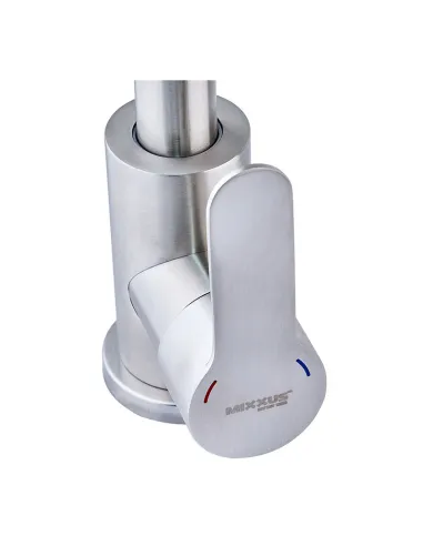 Змішувач для умивальника Mixxus DAX-001-C MX1339 нержавіюча сталь