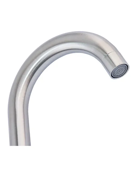 Змішувач для умивальника Mixxus DAX-001-C MX1339 нержавіюча сталь