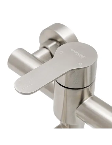 Смеситель для кухни настенный Mixxus DAX-005 MI5901 нержавеющая сталь