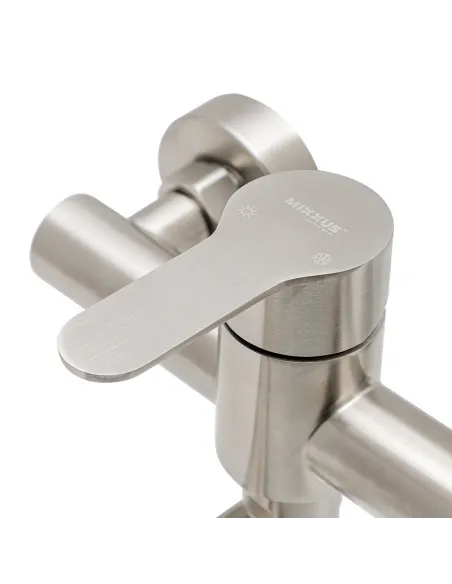 Смеситель для кухни настенный Mixxus DAX-005 MI5901 нержавеющая сталь