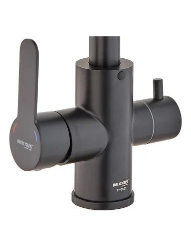 Смеситель для кухни Mixxus DAX-021-G MI6078 Black с подключением к фильтру, черный