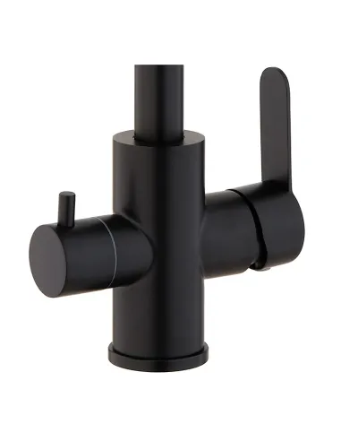 Змішувач для кухні Mixxus DAX-021-G MI6078 Black із підключенням до фільтру, чорний