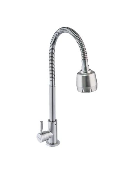 Монокран для умывальника Mixxus Mono-01.SUS Reflector MI6069 с нержавеющим гибким изливом Монокран для умывальника Mixxus Mono-01.SUS Reflector MI6069 с нержавеющим гибким изливом