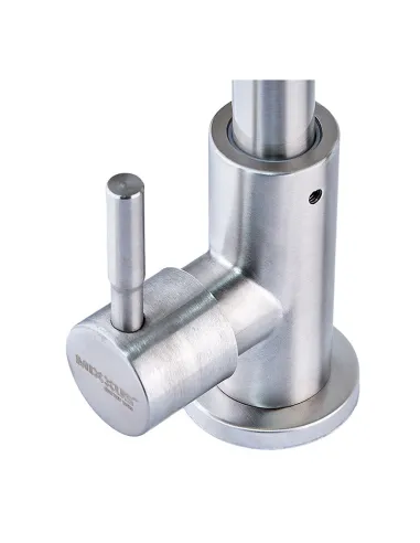 Монокран для умивальника Mixxus Mono-01.SUS Reflector MI6069 з нержавіючим гнучким виливом