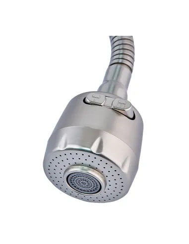 Монокран для умывальника Mixxus Mono-01.SUS Reflector MI6069 с нержавеющим гибким изливом