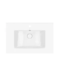 Керамическая раковина Q-Tap Albatross QT01113070CW White, 700х460х180 мм 