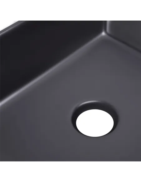 Раковина-куща Q-Tap Tern Matt Black, 480х370х135 мм