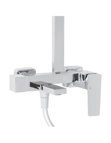 Душова система Q-Tap Gemini 51103KNC Chrome з виливом