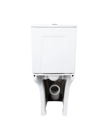 Унітаз компакт Q-Тap Presto Quadro QT24221215AW, безободковий, сидіння Soft-close