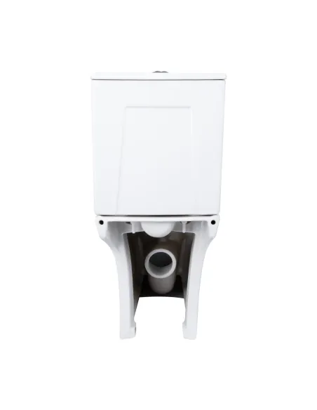 Унитаз компакт Q-Тap Presto Quadro QT24221215AW, безободковый, сиденье Soft-close