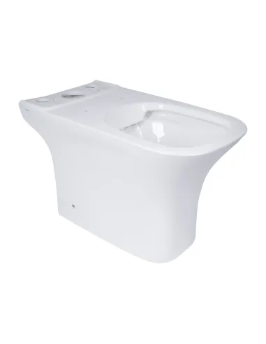 Унітаз компакт Q-Тap Presto Quadro QT24221215AW, безободковий, сидіння Soft-close