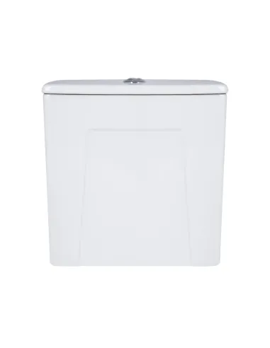 Унитаз компакт Q-Тap Presto Quadro QT24221215AW, безободковый, сиденье Soft-close