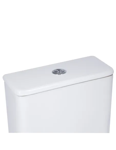 Унитаз компакт Q-Тap Presto Quadro QT24221215AW, безободковый, сиденье Soft-close